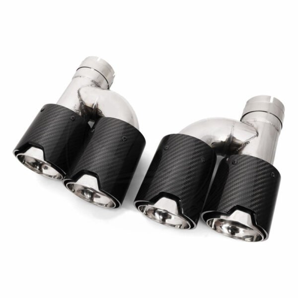 MP Style Carbon Fiber 'h" Exhaust Tip - Image 5