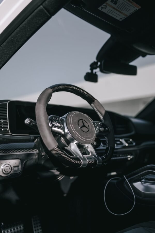 Mercedes Benz 2020 AMG Performance Style - Full Custom Steering Wheel - Image 2