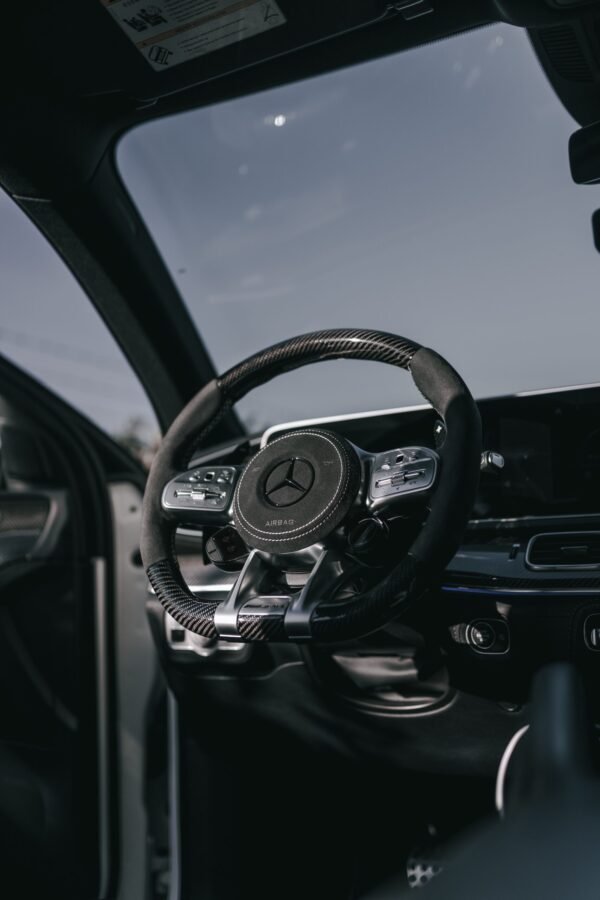 Mercedes Benz 2020 AMG Performance Style - Full Custom Steering Wheel - Image 3