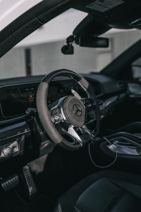 Mercedes Benz 2020 AMG Performance Style - Full Custom Steering Wheel - Image 4