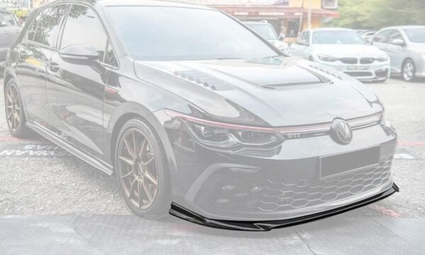 O Style Carbon Fiber Front Lip - Volkswagen Golf 8 MK8 GTI - Image 4