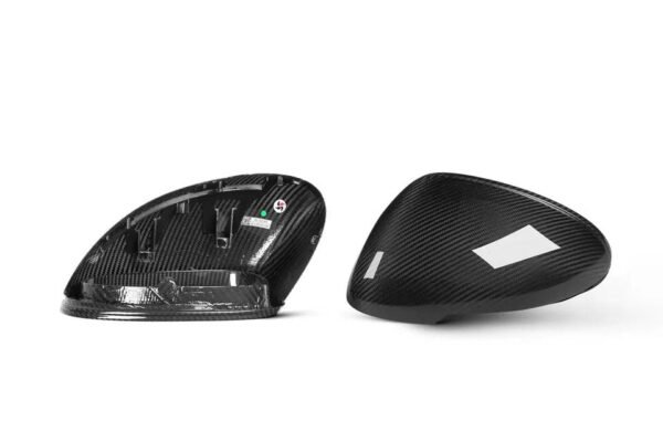 OEM Style Carbon Fiber Mirror Cap Set - Porsche Macan 95B - Image 3