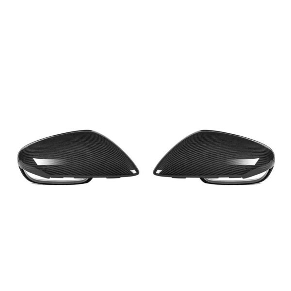 OEM Style Carbon Fiber Mirror Cap Set - Porsche Taycan & 911 - Image 2