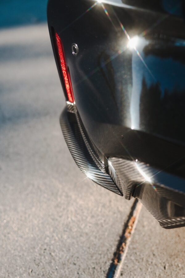 OEM Style Carbon Fiber Rear Canard Splitters - BMW G80 M3 & G82/G83 M4 - Image 4