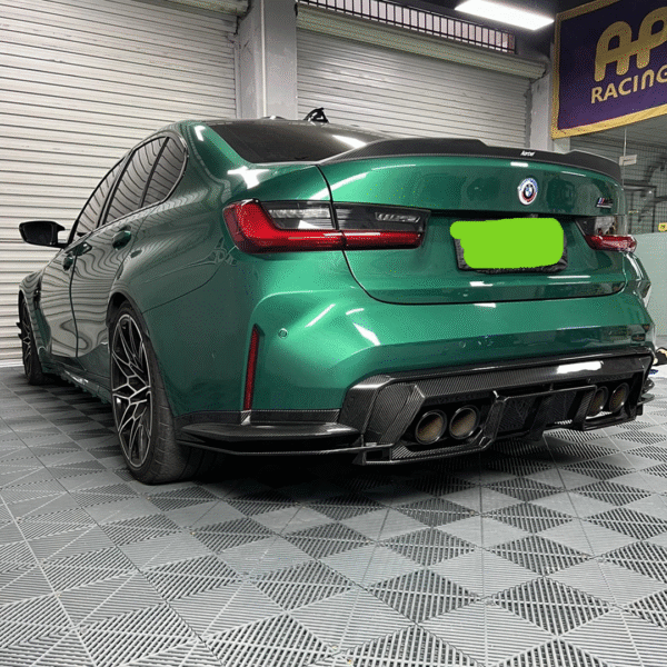 PSM Style Carbon Fiber Rear Diffuser - BMW G80 M3 & G82/G83 M4 - Image 2