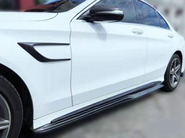 PSM Style Carbon Fiber Side Skirts - Mercedes Benz W205 C-Class - Image 2