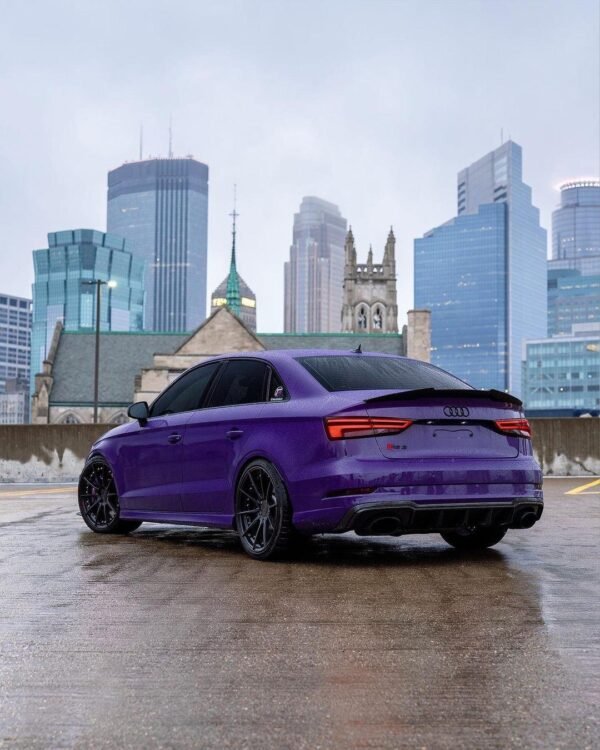PSM Style High Kick Carbon Fiber Trunk Spoiler - Audi RS3/S3/A3 8V - Image 3