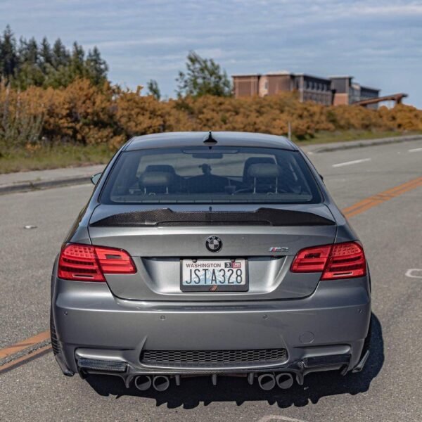 PSM Style High Kick Carbon Fiber Trunk Spoiler - BMW E90 / E92 / E93 M3 & 3 Series - Image 2