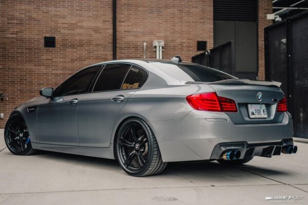 PSM Style High Kick Carbon Fiber Trunk Spoiler - BMW F10 M5 & 5 Series - Image 2