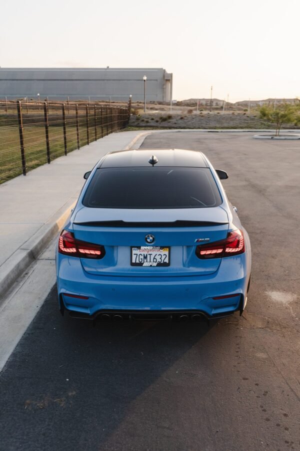PSM Style High Kick Carbon Fiber Trunk Spoiler - BMW F80 M3 & F30 3 Series - Image 10