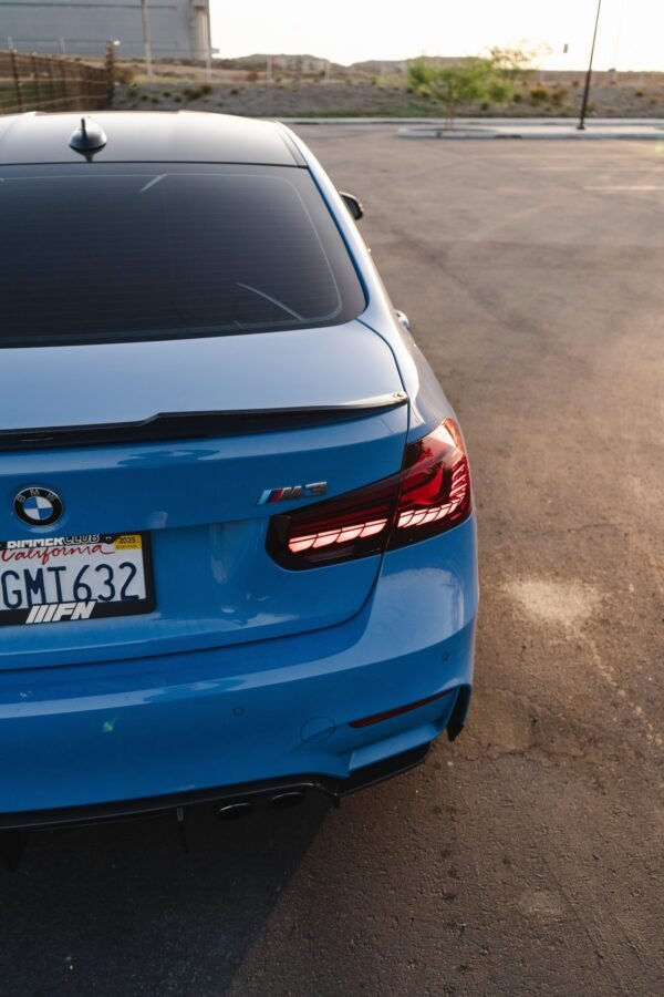 PSM Style High Kick Carbon Fiber Trunk Spoiler - BMW F80 M3 & F30 3 Series - Image 7