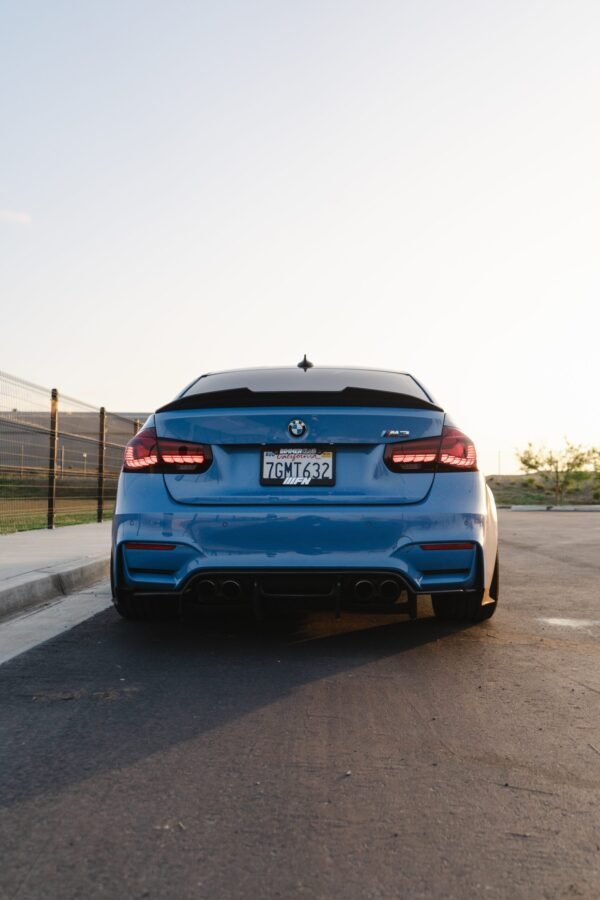 PSM Style High Kick Carbon Fiber Trunk Spoiler - BMW F80 M3 & F30 3 Series - Image 8