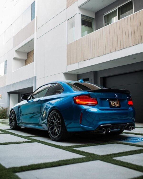 PSM Style High Kick Carbon Fiber Trunk Spoiler - BMW F87 M2 & F22 2 Series - Image 3
