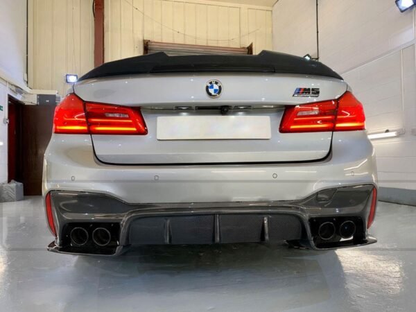 PSM Style High Kick Carbon Fiber Trunk Spoiler - BMW F90 M5 & G30 5 Series - Image 3