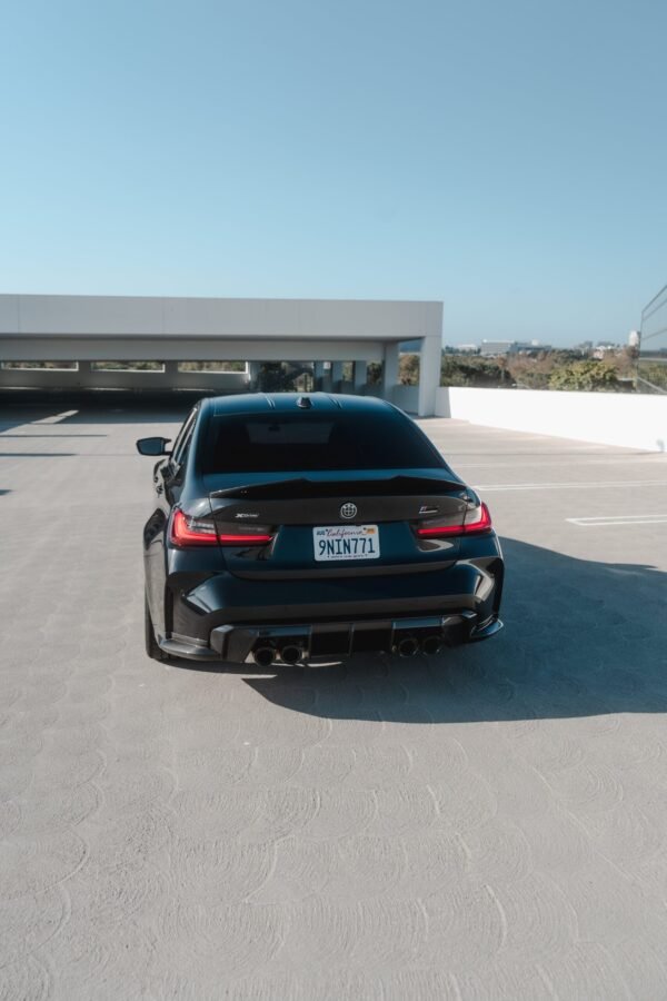 PSM Style High Kick Carbon Fiber Trunk Spoiler - BMW G80 M3 & G20 3 Series - Image 12