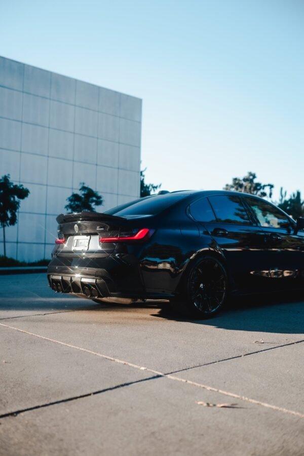 PSM Style High Kick Carbon Fiber Trunk Spoiler - BMW G80 M3 & G20 3 Series - Image 3