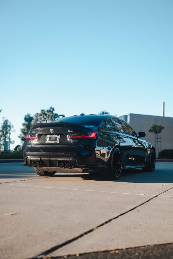 PSM Style High Kick Carbon Fiber Trunk Spoiler - BMW G80 M3 & G20 3 Series - Image 6