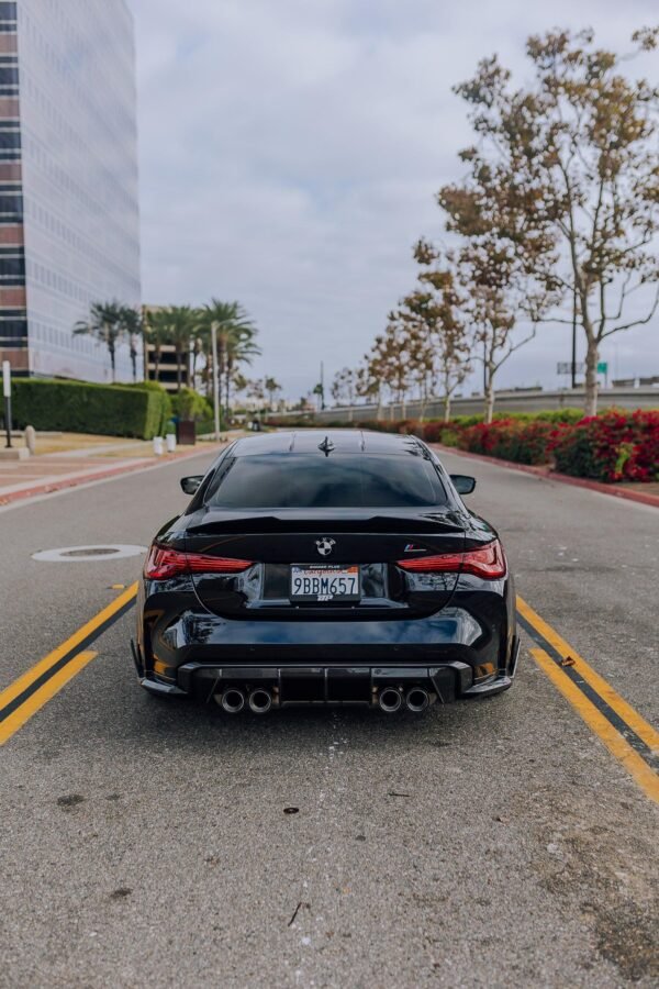 PSM Style High Kick Carbon Fiber Trunk Spoiler - BMW G82 M4 & G22 4 Series - Image 3