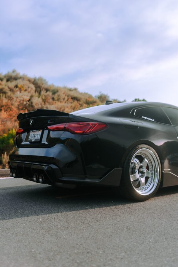 PSM Style High Kick Carbon Fiber Trunk Spoiler - BMW G82 M4 & G22 4 Series - Image 5
