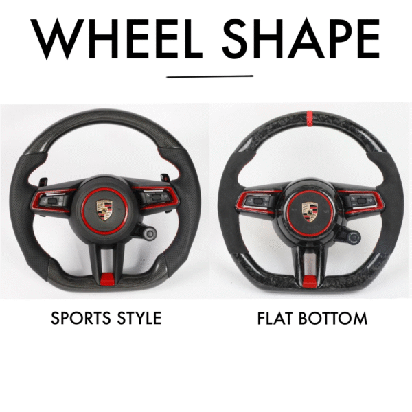 Porsche 911 992 Style - Full Custom Steering Wheel - Image 3