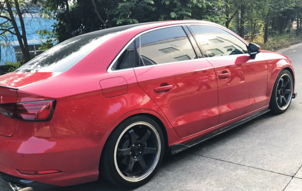 RS Style Carbon Fiber Side Skirts - Audi A3 - Image 2