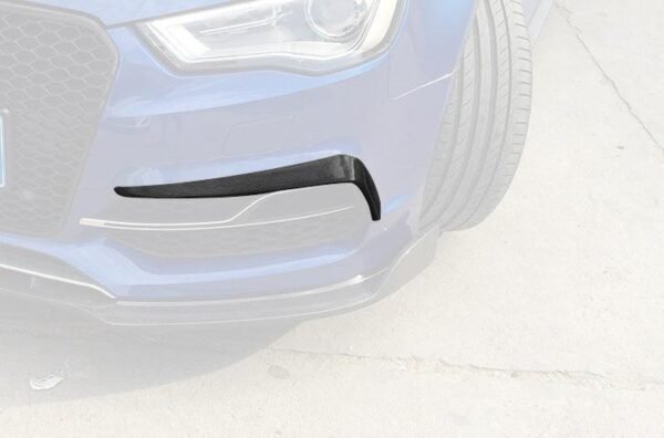 RS3 Style Carbon Front Upper Splitters - Audi S3 / A3 S Line - Image 3