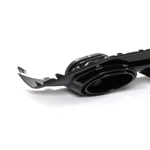 RS3 Style Gloss Black Rear Diffuser with Exhaust Tip - Audi S3 / A3 - Image 7