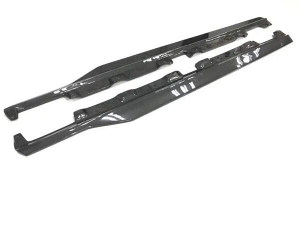 RT Style Carbon Fiber Side Skirts - Mercedes Benz C190 AMG GT & GTS - Image 3