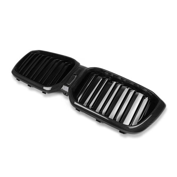 SQ Style Carbon Fiber Dual Slat Front Grilles - BMW F97 X3M LCI - Image 2