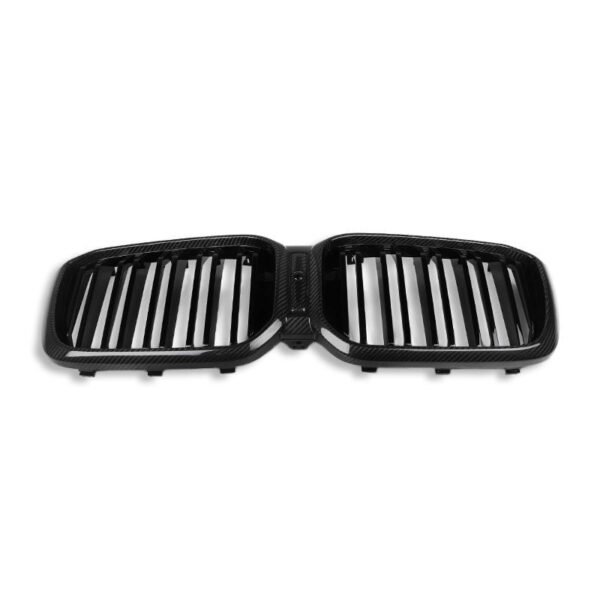 SQ Style Carbon Fiber Dual Slat Front Grilles - BMW F97 X3M LCI - Image 3