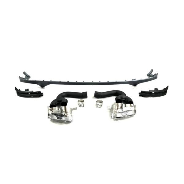SQ8 Style Rear Diffuser With Quad Tips - Audi SQ8 / Q8 S Line - Image 2