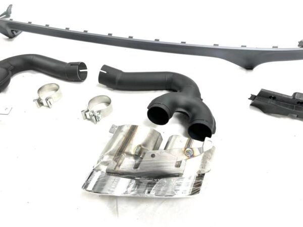 SQ8 Style Rear Diffuser With Quad Tips - Audi SQ8 / Q8 S Line - Image 4