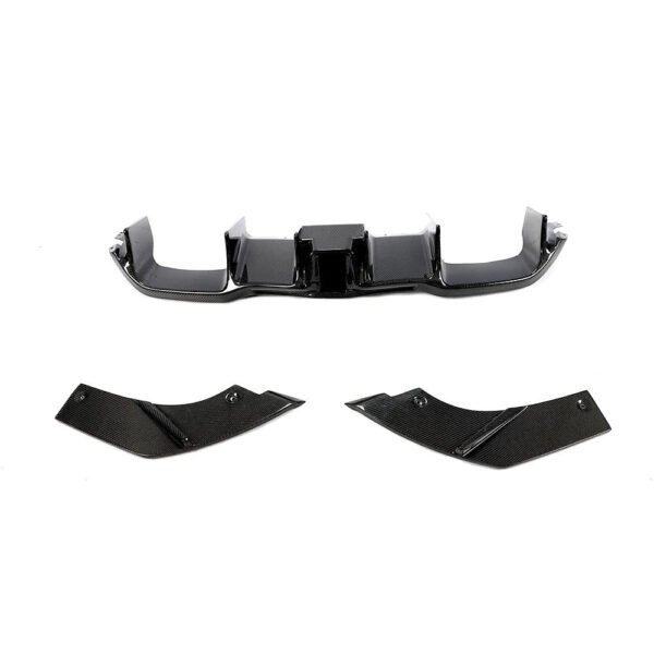 Signature Carbon Fiber Rear Diffuser w/ LED Light - BMW F87 M2 - Image 8