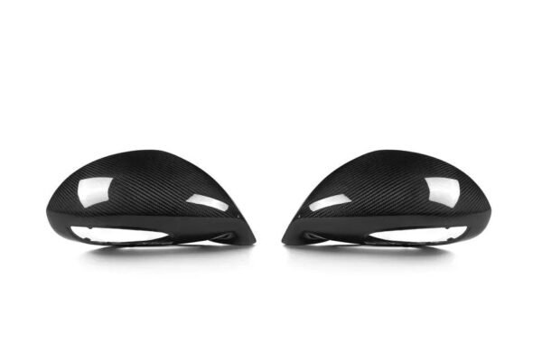 Sport Style Carbon Fiber Mirror Cap Set - Porsche 991 911 & 981 Cayman / Boxster - Image 2