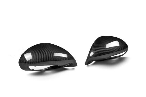 Sport Style Carbon Fiber Mirror Cap Set - Porsche 991 911 & 981 Cayman / Boxster - Image 3