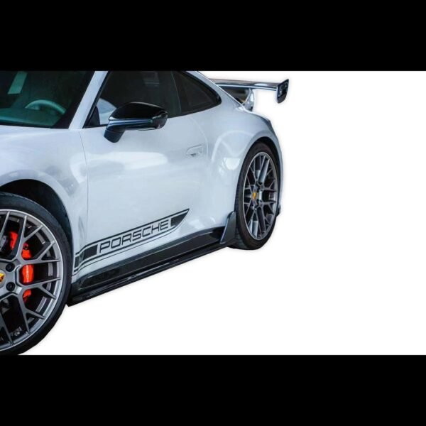 TA Style Carbon Fiber Side Skirt - Porsche 992.1 911 Carrera & Carrera S - Image 2