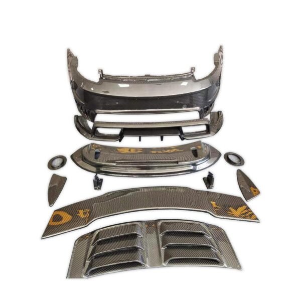 TC Stinger Style Carbon Fiber Rear Bumper Kit - Porsche 992.1 911 Carrera & Carrera S - Image 4