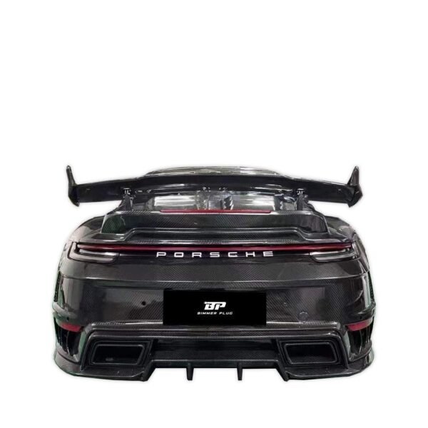 TC Stinger Style Carbon Fiber Rear Wing - Porsche 992.1 911 Carrera & Carrera S