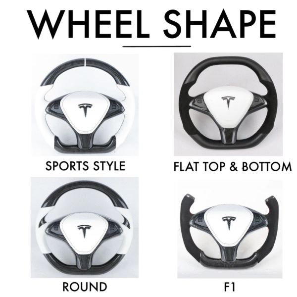 Tesla Model X - Full Custom Steering Wheel - Image 3