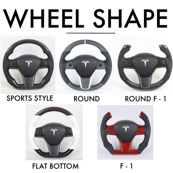 Tesla Model Y Style - Full Custom Steering Wheel - Image 3