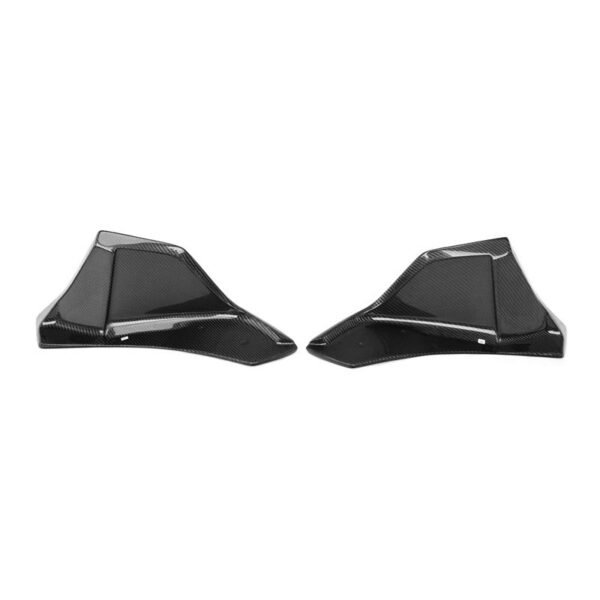 V Style Carbon Fiber Rear Canard Splitters - Toyota A90 Supra - Image 2