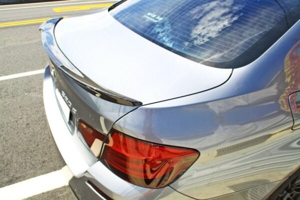 V Style Carbon Fiber Trunk Spoiler - BMW F10 M5 & 5 Series - Image 2