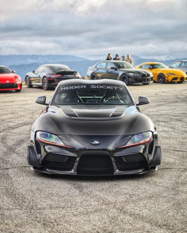 VR Style Carbon Fiber Front Hood - Toyota A90 GR Supra - Image 2