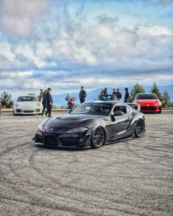VR Style Carbon Fiber Front Hood - Toyota A90 GR Supra - Image 3