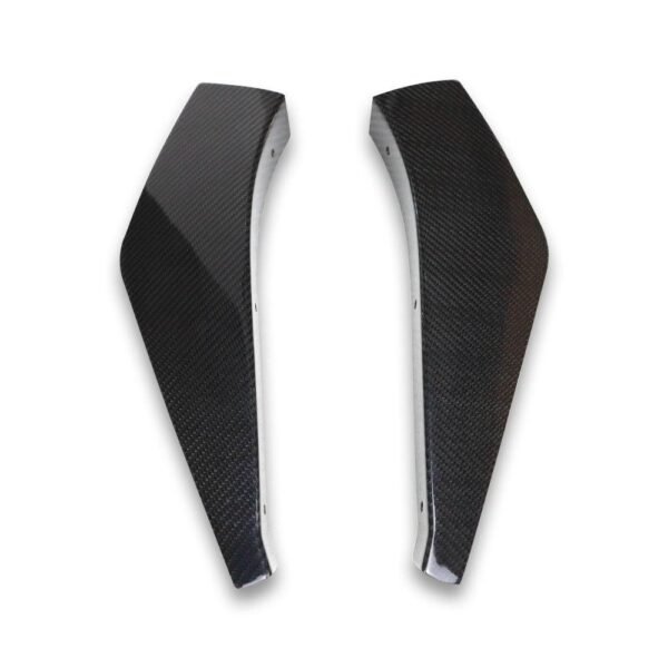 VRS Style Carbon Fiber Front Bumper Canards - Toyota A90 Supra - Image 4
