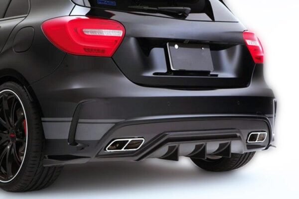 VRS Style Carbon Fiber Rear Diffuser - Mercedes Benz W176 A-Class - Image 8